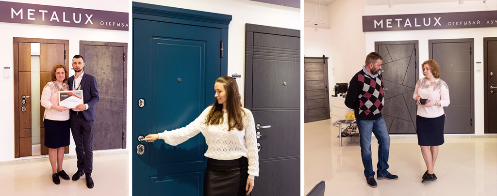 Открытие фирменного салона МЕТАЛЮКС&VellDoris
